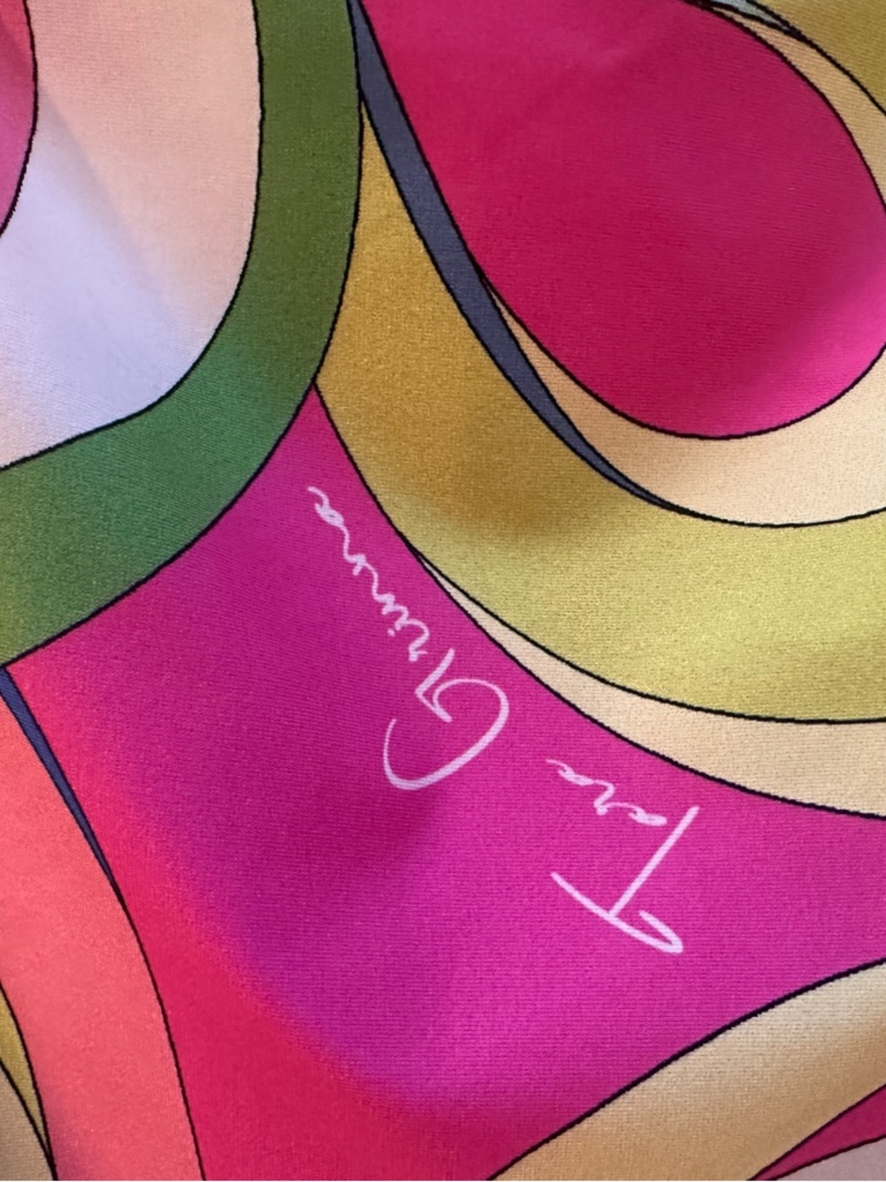 Bright Multi-Color Off-Shoulder Mini Dress - Picture 8 of 9